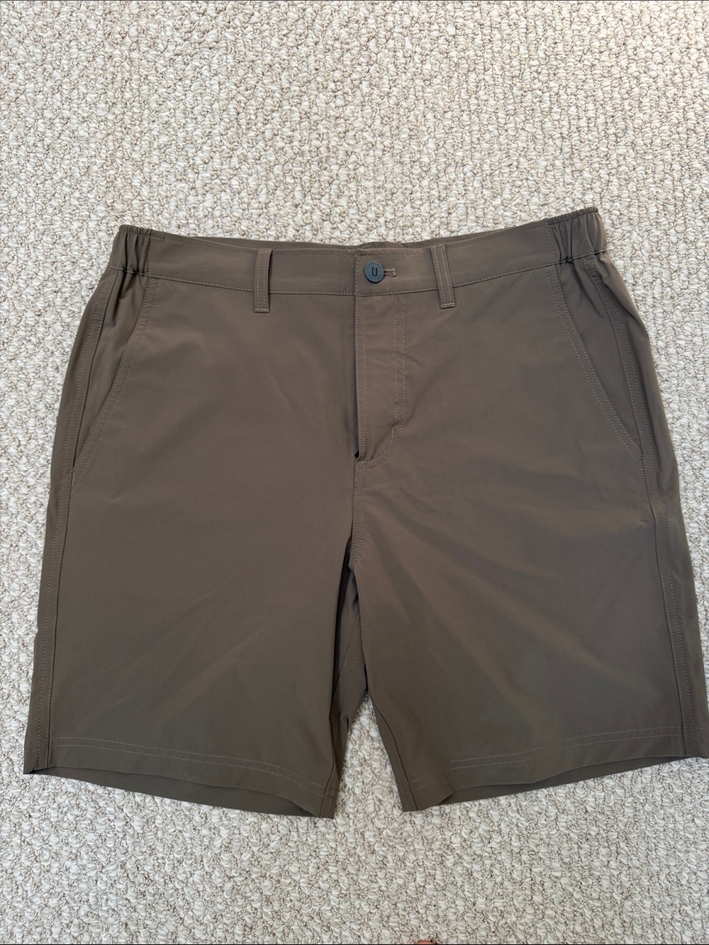 FreeFly Mens Latitude Tobacco Brown Performance Shorts Medium NWOT